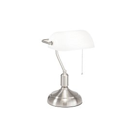 Stolní lampa Marshall, bílá, 1 x E27, 26 x 18 x 40 cm - FANEUROPE Obrázek pro produkt Stolní lampa Marshall, bílá, 1 x E27, 26 x 18 x 40 cm - FANEUROPE