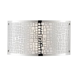 Nástěnné svítidlo Maya, chromové, 2 x E14, 32 x 9 x 17 cm - FANEUROPE Obrázek pro produkt Nástěnné svítidlo Maya, chromové, 2 x E14, 32 x 9 x 17 cm - FANEUROPE