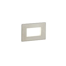 Zápustné venkovní svítidlo LED Bolt, bílá/nikl/polykarbonát, 3 W, 200 lm, 3000 K, IP65, senzor, 10,7 x 3,25 x 6,7 cm - FANEUROPE Obrázek pro produkt Zápustné venkovní svítidlo LED Bolt, bílá/nikl/polykarbonát, 3 W, 200 lm, 3000 K, IP65, senzor, 10,7 x 3,25 x 6,7 cm - FANEUROPE