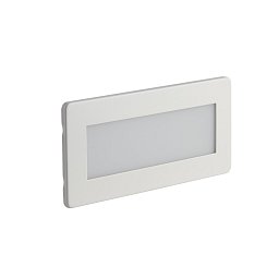 Zápustné venkovní svítidlo LED Bolt, bílá/nikl/polykarbonát, 5 W, 350 lm, CCT, IP65, 18,1 x 4,7 x 8,1 cm - FANEUROPE Obrázek pro produkt Zápustné venkovní svítidlo LED Bolt, bílá/nikl/polykarbonát, 5 W, 350 lm, CCT, IP65, 18,1 x 4,7 x 8,1 cm - FANEUROPE