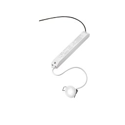 Zápustné svítidlo LED Help, bílé, polykarbonát, 1,2 W, 130 lm, 4000 K, nouzová baterie 3 h, 3,7 x 3,7 x 2,6 cm - FANEUROPE Obrázek pro produkt Zápustné svítidlo LED Help, bílé, polykarbonát, 1,2 W, 130 lm, 4000 K, nouzová baterie 3 h, 3,7 x 3,7 x 2,6 cm - FANEUROPE