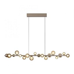 LED závěsné svítidlo PURE, bronzová, elektricky nastavitelná výška, ovladač, stmívatelné 2200-5000K - PAUL NEUHAUS Obrázek pro produkt LED závěsné svítidlo PURE, bronzová, elektricky nastavitelná výška, ovladač, stmívatelné 2200-5000K - PAUL NEUHAUS