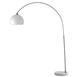 Stojací lampa Piantana Plaza, bílá, 1 x E27, 152 x 200 cm - FANEUROPE Obrázek pro produkt Stojací lampa Piantana Plaza, bílá, 1 x E27, 152 x 200 cm - FANEUROPE
