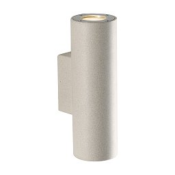Venkovní nástěnné svítidlo PORTLAND, beton/bílá, 2xGU10, IP65, 25,4 x 11,1 x 8,3 cm - FANEUROPE Obrázek pro produkt Venkovní nástěnné svítidlo PORTLAND, beton/bílá, 2xGU10, IP65, 25,4 x 11,1 x 8,3 cm - FANEUROPE