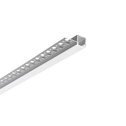 Profil EDGE pro sádrokarton, opálový difuzor včetně krytek, 1,49x200x3,54 cm - FANEUROPE Obrázek pro produkt Profil EDGE pro sádrokarton, opálový difuzor včetně krytek, 1,49x200x3,54 cm - FANEUROPE