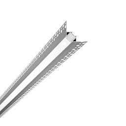 Profil RIDGE, úhlový pro sádrokarton, stříbrný, opálový difuzor, 200x2,1x4,8 cm - FANEUROPE Obrázek pro produkt Profil RIDGE, úhlový pro sádrokarton, stříbrný, opálový difuzor, 200x2,1x4,8 cm - FANEUROPE