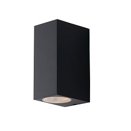 Venkovní nástěnné svítidlo Qubo antracitové, 2xGU10, IP54, 15,1 x 9,3 x 6,7 cm - FANEUROPE Obrázek pro produkt Venkovní nástěnné svítidlo Qubo antracitové, 2xGU10, IP54, 15,1 x 9,3 x 6,7 cm - FANEUROPE