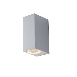 Venkovní nástěnné svítidlo Qubo bílé, 2xGU10, IP54, 15,1 x 9,3 x 6,7 cm - FANEUROPE Obrázek pro produkt Venkovní nástěnné svítidlo Qubo bílé, 2xGU10, IP54, 15,1 x 9,3 x 6,7 cm - FANEUROPE