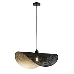 Závěsné svítidlo Rhei‑Dot černozlaté, 1xE27, 60 x 33 x 150 cm - FANEUROPE Obrázek pro produkt Závěsné svítidlo Rhei‑Dot černozlaté, 1xE27, 60 x 33 x 150 cm - FANEUROPE