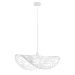 Závěsné svítidlo Rhei‑Leaf bílé, 1xE27, 60 x 33 x 150 cm - FANEUROPE Obrázek pro produkt Závěsné svítidlo Rhei‑Leaf bílé, 1xE27, 60 x 33 x 150 cm - FANEUROPE