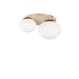 Stropní přisazené svítidlo Ripple zlatá, 2xE27, 45 x 21,5 cm - FANEUROPE Obrázek pro produkt Stropní přisazené svítidlo Ripple zlatá, 2xE27, 45 x 21,5 cm - FANEUROPE