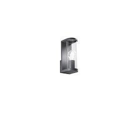 Nástěnné svítidlo Rosen (antracit + sklo) hliník + sklo, 1 x E27, IP44, 119 x 83 x 222 mm - FANEUROPE Obrázek pro produkt Nástěnné svítidlo Rosen (antracit + sklo) hliník + sklo, 1 x E27, IP44, 119 x 83 x 222 mm - FANEUROPE