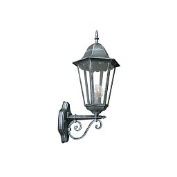 Venkovní nástěnné svítidlo UP FIRENZE černá/stříbrná, 1xE27, IP44, 28,5 x 51,8 x 20,5 cm - FANEUROPE Obrázek pro produkt Venkovní nástěnné svítidlo UP FIRENZE černá/stříbrná, 1xE27, IP44, 28,5 x 51,8 x 20,5 cm - FANEUROPE