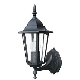 Venkovní nástěnné svítidlo UP MILANO černá, 1xE27, IP44, 20,8 x 36 x 17 cm - FANEUROPE Obrázek pro produkt Venkovní nástěnné svítidlo UP MILANO černá, 1xE27, IP44, 20,8 x 36 x 17 cm - FANEUROPE