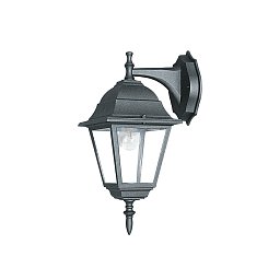 Venkovní nástěnné svítidlo DOWN ROMA černá, 1xE27, IP44, 19,5 x 35 x 14,6 cm - FANEUROPE Obrázek pro produkt Venkovní nástěnné svítidlo DOWN ROMA černá, 1xE27, IP44, 19,5 x 35 x 14,6 cm - FANEUROPE