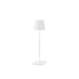 Nabíjecí venkovní svítidlo DRINK‑S bílá, LED 1,5 W, 165 lm, integrovaná baterie 1900 mAh - FANEUROPE Obrázek pro produkt Nabíjecí venkovní svítidlo DRINK‑S bílá, LED 1,5 W, 165 lm, integrovaná baterie 1900 mAh - FANEUROPE