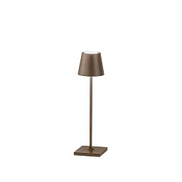 Nabíjecí venkovní svítidlo DRINK‑S korten, LED 1,5 W, 165 lm, integrovaná baterie 1900 mAh - FANEUROPE Obrázek pro produkt Nabíjecí venkovní svítidlo DRINK‑S korten, LED 1,5 W, 165 lm, integrovaná baterie 1900 mAh - FANEUROPE