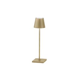 Nabíjecí venkovní svítidlo DRINK‑S zlatá, LED 1,5 W, 165 lm, integrovaná baterie 1900 mAh - FANEUROPE Obrázek pro produkt Nabíjecí venkovní svítidlo DRINK‑S zlatá, LED 1,5 W, 165 lm, integrovaná baterie 1900 mAh - FANEUROPE
