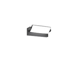Nástěnné svítidlo Floyd antracitové, hliník, 23 W, 3300 lm, CCT 2700-3000-4000 K, IP65 - FANEUROPE Obrázek pro produkt Nástěnné svítidlo Floyd antracitové, hliník, 23 W, 3300 lm, CCT 2700-3000-4000 K, IP65 - FANEUROPE