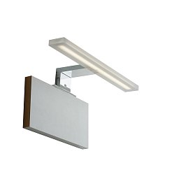 Nástěnné koupelnové svítidlo LED AQA chrom hliník/polykarbonát 2x 8 W 819 LM 4000 K IP44 4,8x30x10,8 cm - FANEUROPE Obrázek pro produkt Nástěnné koupelnové svítidlo LED AQA chrom hliník/polykarbonát 2x 8 W 819 LM 4000 K IP44 4,8x30x10,8 cm - FANEUROPE