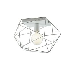 Stropní svítidlo Abraxas, bílé, 1 x E27, 40,5 x 29,5 x 26,5 cm - FANEUROPE Obrázek pro produkt Stropní svítidlo Abraxas, bílé, 1 x E27, 40,5 x 29,5 x 26,5 cm - FANEUROPE