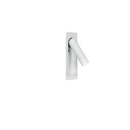 Nástěnné zapuštěné svítidlo LED Defoe, nastavitelné, bílá, 3 W, 300 lm, 3000 K, 14 x 6,7 x 16,9 cm - FANEUROPE Obrázek pro produkt Nástěnné zapuštěné svítidlo LED Defoe, nastavitelné, bílá, 3 W, 300 lm, 3000 K, 14 x 6,7 x 16,9 cm - FANEUROPE