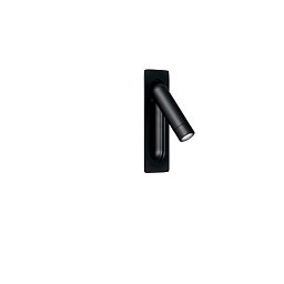 Nástěnné zapuštěné svítidlo LED Defoe, nastavitelné, černá, 3 W, 300 lm, 3000 K, 14 x 6,7 x 16,9 cm - FANEUROPE Obrázek pro produkt Nástěnné zapuštěné svítidlo LED Defoe, nastavitelné, černá, 3 W, 300 lm, 3000 K, 14 x 6,7 x 16,9 cm - FANEUROPE