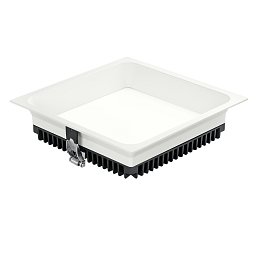 Vestavné LED svítidlo Xanto (čtvercové, bílé) 28 W, CCT, 22 x 22 x 5,5 cm - FANEUROPE Obrázek pro produkt Vestavné LED svítidlo Xanto (čtvercové, bílé) 28 W, CCT, 22 x 22 x 5,5 cm - FANEUROPE
