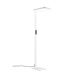 Stojací LED lampa Stewart (bílá) se senzorem a radiovým ovládáním 100 W, IP20 - FANEUROPE Obrázek pro produkt Stojací LED lampa Stewart (bílá) se senzorem a radiovým ovládáním 100 W, IP20 - FANEUROPE