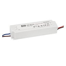 Driver MW LPV konst.napětí IP67 výstup DC 24V 2,5A 60W vstup AC90-264V DC127-370V 16,2x4,2x3,2 cm - FANEUROPE Obrázek pro produkt Driver MW LPV konst.napětí IP67 výstup DC 24V 2,5A 60W vstup AC90-264V DC127-370V 16,2x4,2x3,2 cm - FANEUROPE
