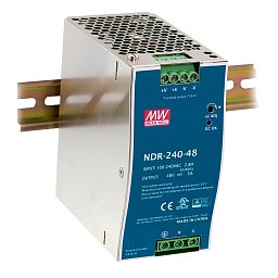 Driver DIN průmyslový, 1CH 24 V DC 240 W 10 A - vstup AC 90-264 V / DC 127-370 V, rozměr 6,3 x 12,52 x 11,35 cm - FANEUROPE Obrázek pro produkt Driver DIN průmyslový, 1CH 24 V DC 240 W 10 A - vstup AC 90-264 V / DC 127-370 V, rozměr 6,3 x 12,52 x 11,35 cm - FANEUROPE