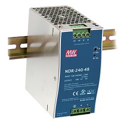 Driver DIN průmyslový, 1CH 48 V DC 240 W 5 A - vstup AC 90-264 V / DC 127-370 V, rozměr 6,3 x 12,52 x 11,35 cm - FANEUROPE Obrázek pro produkt Driver DIN průmyslový, 1CH 48 V DC 240 W 5 A - vstup AC 90-264 V / DC 127-370 V, rozměr 6,3 x 12,52 x 11,35 cm - FANEUROPE