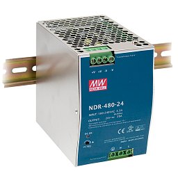Driver DIN průmyslový, 1CH 24 V DC 480 W 20 A - vstup AC 90-264 V / DC 127-370 V, rozměr 8,55 x 12,52 x 12,85 cm - FANEUROPE Obrázek pro produkt Driver DIN průmyslový, 1CH 24 V DC 480 W 20 A - vstup AC 90-264 V / DC 127-370 V, rozměr 8,55 x 12,52 x 12,85 cm - FANEUROPE