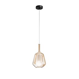 Závěsné svítidlo sklo PIREX jantar 18 x 231 cm 1xE27 bez rozety - FANEUROPE Obrázek pro produkt Závěsné svítidlo sklo PIREX jantar 18 x 231 cm 1xE27 bez rozety - FANEUROPE
