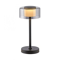 LED stolní lampa USB černá na baterie dotykový stmívač paměťová funkce 3000K - PAUL NEUHAUS Obrázek pro produkt LED stolní lampa USB černá na baterie dotykový stmívač paměťová funkce 3000K - PAUL NEUHAUS