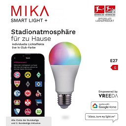 Fotbal-Licht MIKA, Smart Home, atmosféra jako na stadionu Tuya RGB/2700-5000K - JUST LIGHT Obrázek pro produkt Fotbal-Licht MIKA, Smart Home, atmosféra jako na stadionu Tuya RGB/2700-5000K - JUST LIGHT