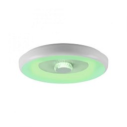 LED stropní svítidlo bílé s křišťálovým efektem, dálkové ovládání, Tuya, stmívatelné s aplikací RGB/2700-5000K - JUST LIGHT Obrázek pro produkt LED stropní svítidlo bílé s křišťálovým efektem, dálkové ovládání, Tuya, stmívatelné s aplikací RGB/2700-5000K - JUST LIGHT