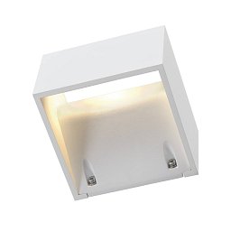 Venkovní svítidlo LOGS nástěnná bílá 230V/480mA LED 8W IP44 3000 - BIG WHITE (SLV) Obrázek pro produkt Venkovní svítidlo LOGS nástěnná bílá 230V/480mA LED 8W IP44 3000 - BIG WHITE (SLV)