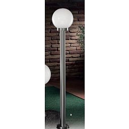 Venkovní sloupkové svítidlo 1xE27, IP44, nerez, výška 100cm - ORION Obrázek pro produkt Venkovní sloupkové svítidlo 1xE27, IP44, nerez, výška 100cm - ORION