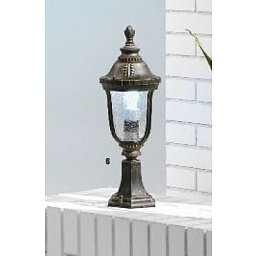 Venkovní sloupkové svítidlo 1x13W, patina, IP44,výška 51cm - ORION Obrázek pro produkt Venkovní sloupkové svítidlo 1x13W, patina, IP44,výška 51cm - ORION