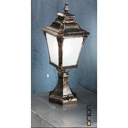 Venkovní sloupkové svítidlo 1x60W E27, patina, IP44, výška 57cm - ORION Obrázek pro produkt Venkovní sloupkové svítidlo 1x60W E27, patina, IP44, výška 57cm - ORION