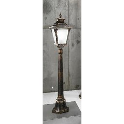 Venkovní sloupkové svítidlo 1x60W E27, patina, IP44,výška 115cm - ORION Obrázek pro produkt Venkovní sloupkové svítidlo 1x60W E27, patina, IP44,výška 115cm - ORION