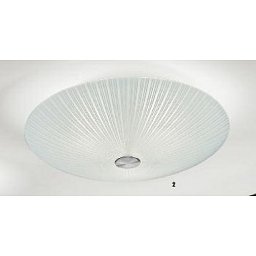 Stropní svítidlo 2x60W E27 chrom/sklo, pr.30cm, výška 10cm - ORION Obrázek pro produkt Stropní svítidlo 2x60W E27 chrom/sklo, pr.30cm, výška 10cm - ORION