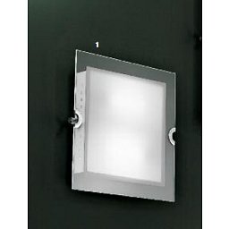 Stropní svítidlo 2x26W PLC chrom, vč. předřadníku, 35x35cm - ORION Obrázek pro produkt Stropní svítidlo 2x26W PLC chrom, vč. předřadníku, 35x35cm - ORION