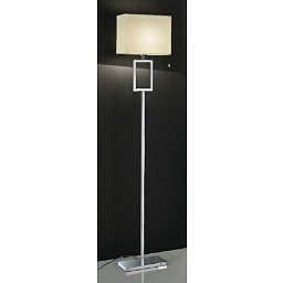 Stojací lampa 1x60W E27 chrom, výška 160cm, stínidlo 30x20x25cm - ORION Obrázek pro produkt Stojací lampa 1x60W E27 chrom, výška 160cm, stínidlo 30x20x25cm - ORION