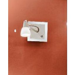 Nástěnné svítidlo 1x40W G9, satin, průměr skla 5,5cm, vypínač - ORION Obrázek pro produkt Nástěnné svítidlo 1x40W G9, satin, průměr skla 5,5cm, vypínač - ORION