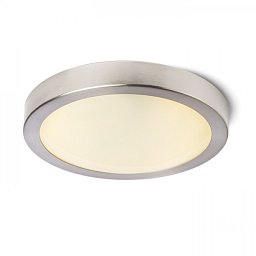 BARRY stropní matný nikl 230V 2GX13 22W IP44 - RED - DESIGN RENDL Obrázek pro produkt BARRY stropní matný nikl 230V 2GX13 22W IP44 - RED - DESIGN RENDL