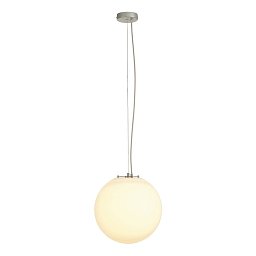 ROTOBALL 40 závěsná stříbrnošedá polykarbonát 230V E27 24W - BIG WHITE (SLV) Obrázek pro produkt ROTOBALL 40 závěsná stříbrnošedá polykarbonát 230V E27 24W - BIG WHITE (SLV)
