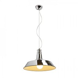 GOLDIE 46 závěsná vnitřní bílá chrom 230V E27 42W - RED - DESIGN RENDL Obrázek pro produkt GOLDIE 46 závěsná vnitřní bílá chrom 230V E27 42W - RED - DESIGN RENDL