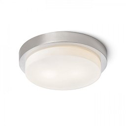 GORRA stropní matný nikl 230V E14 2x40W IP44 - RED - DESIGN RENDL Obrázek pro produkt GORRA stropní matný nikl 230V E14 2x40W IP44 - RED - DESIGN RENDL